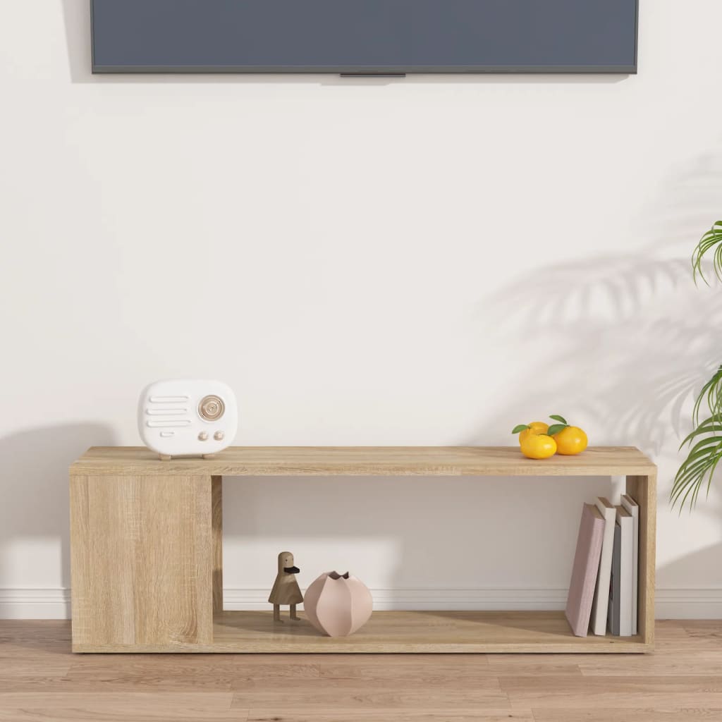 TV-Schrank Sonoma-Eiche 100x24x32 cm Holzwerkstoff