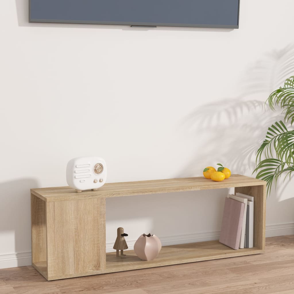 TV-Schrank Sonoma-Eiche 100x24x32 cm Holzwerkstoff