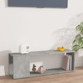 TV-Schrank Betongrau 100x24x32 cm Holzwerkstoff