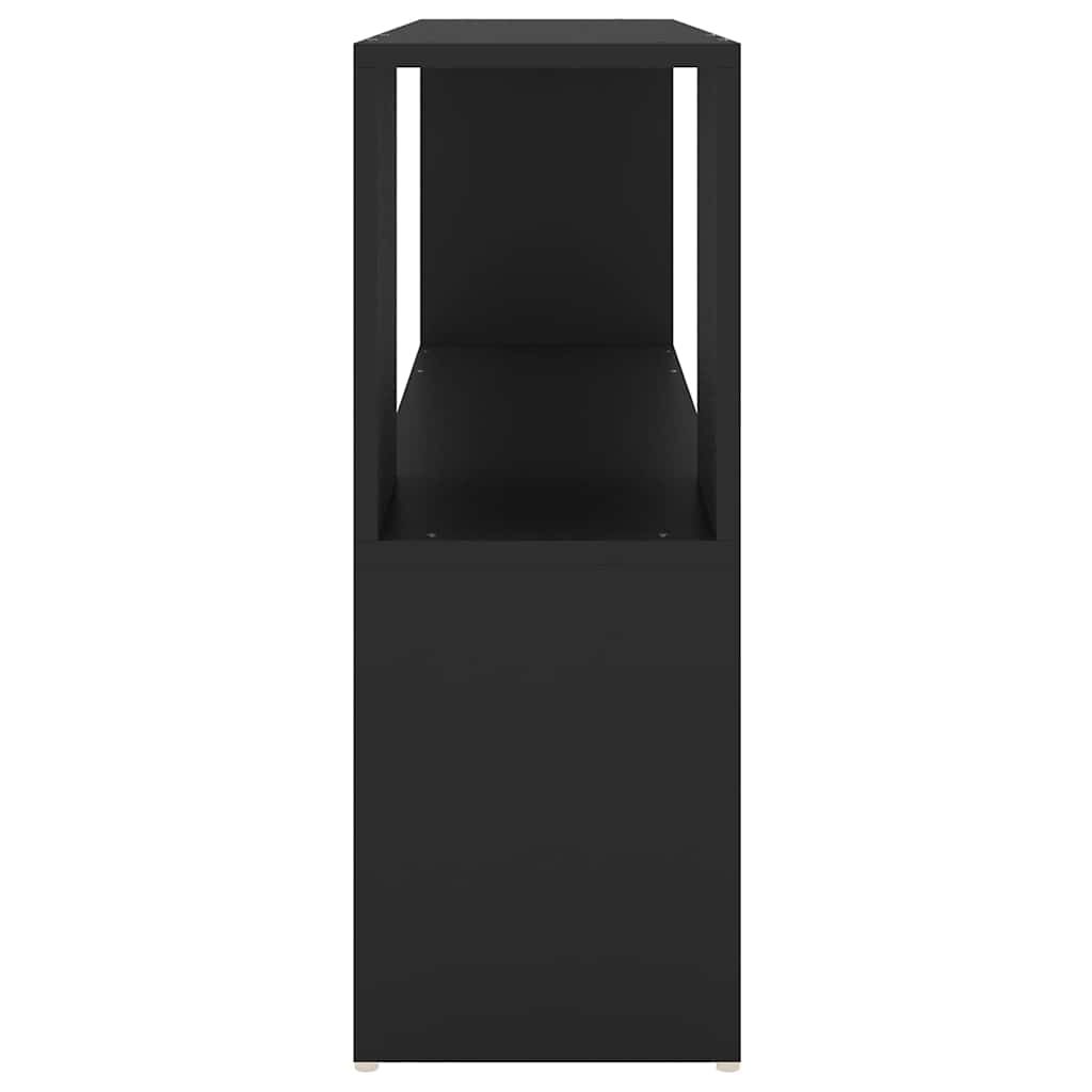 Bücherregal Schwarz 100x24x63 cm Holzwerkstoff