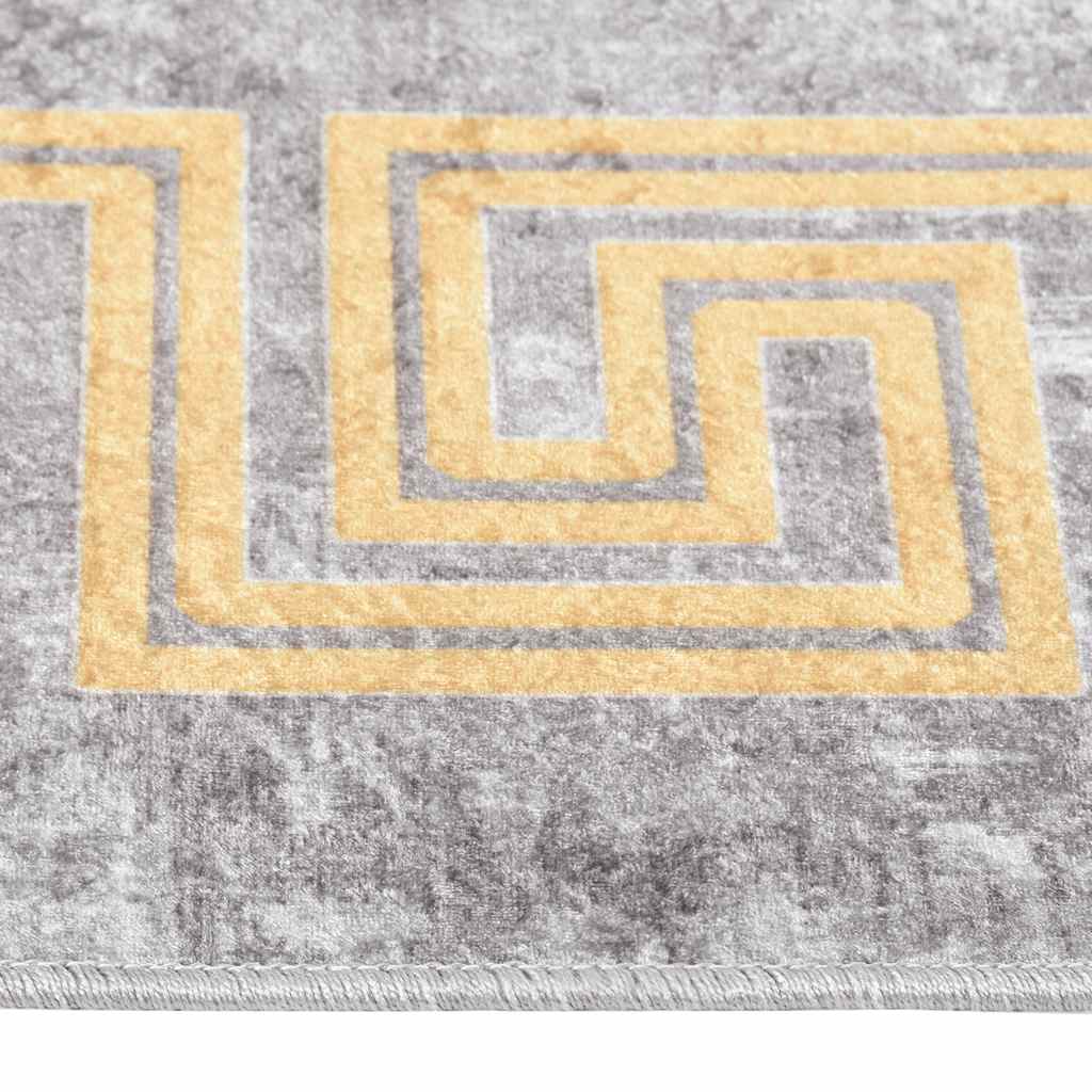 Teppich Waschbar Grau 120x180 cm