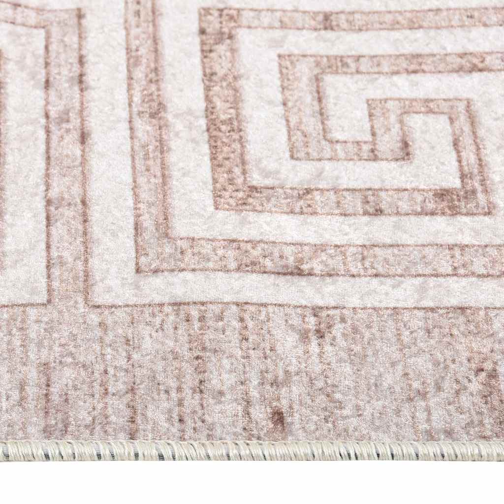 Teppich Waschbar Beige 160x230 cm
