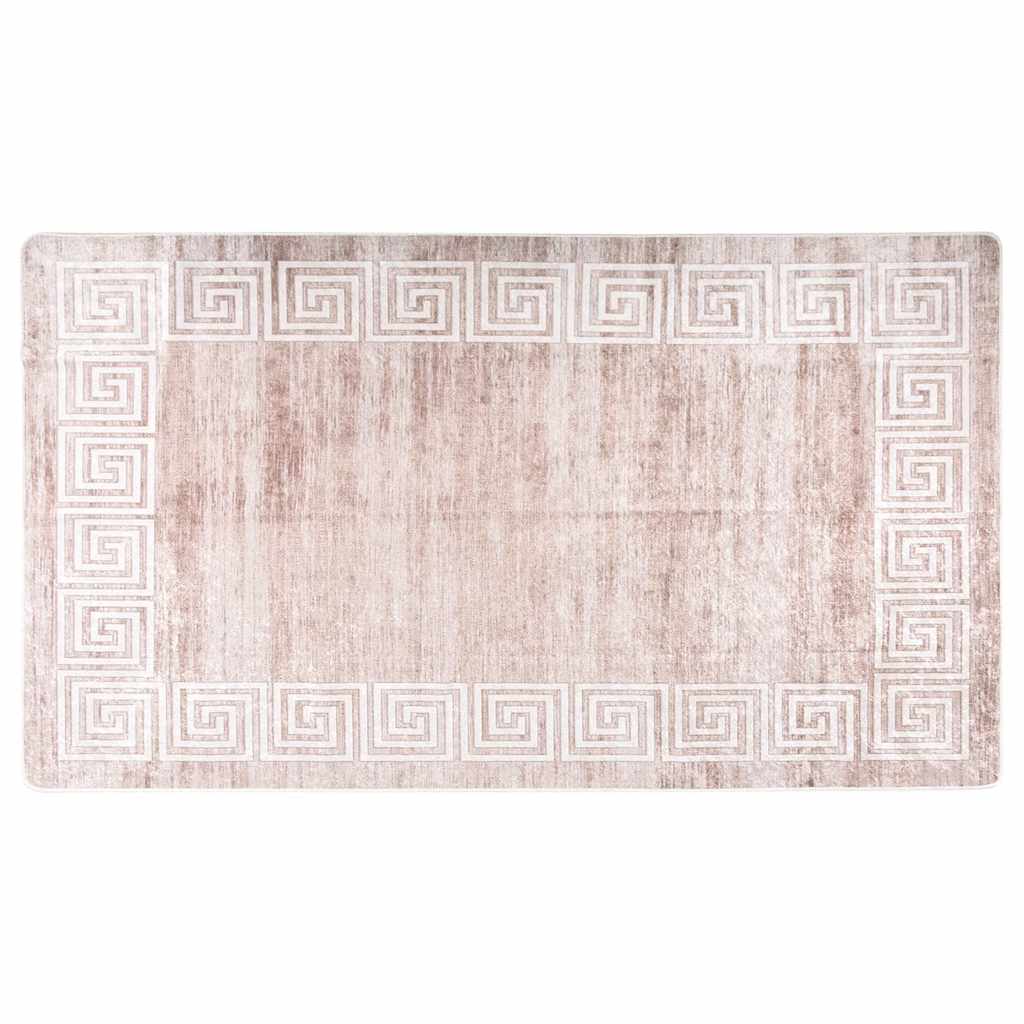 Teppich Waschbar Beige 190x300 cm