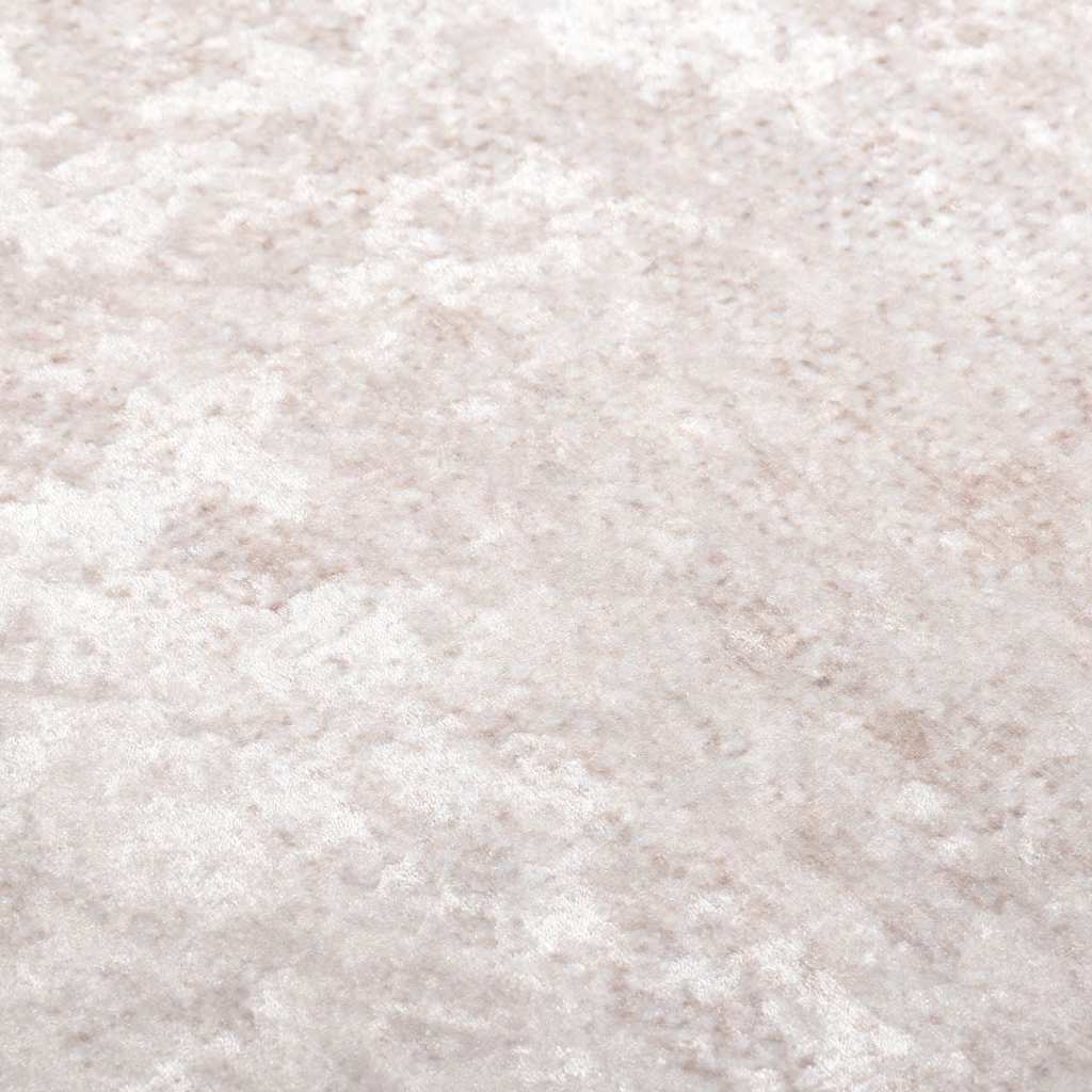 Teppich Waschbar 80x150 cm Hellbeige