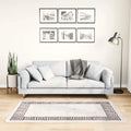 Teppich Waschbar 80x150 cm Hellbeige