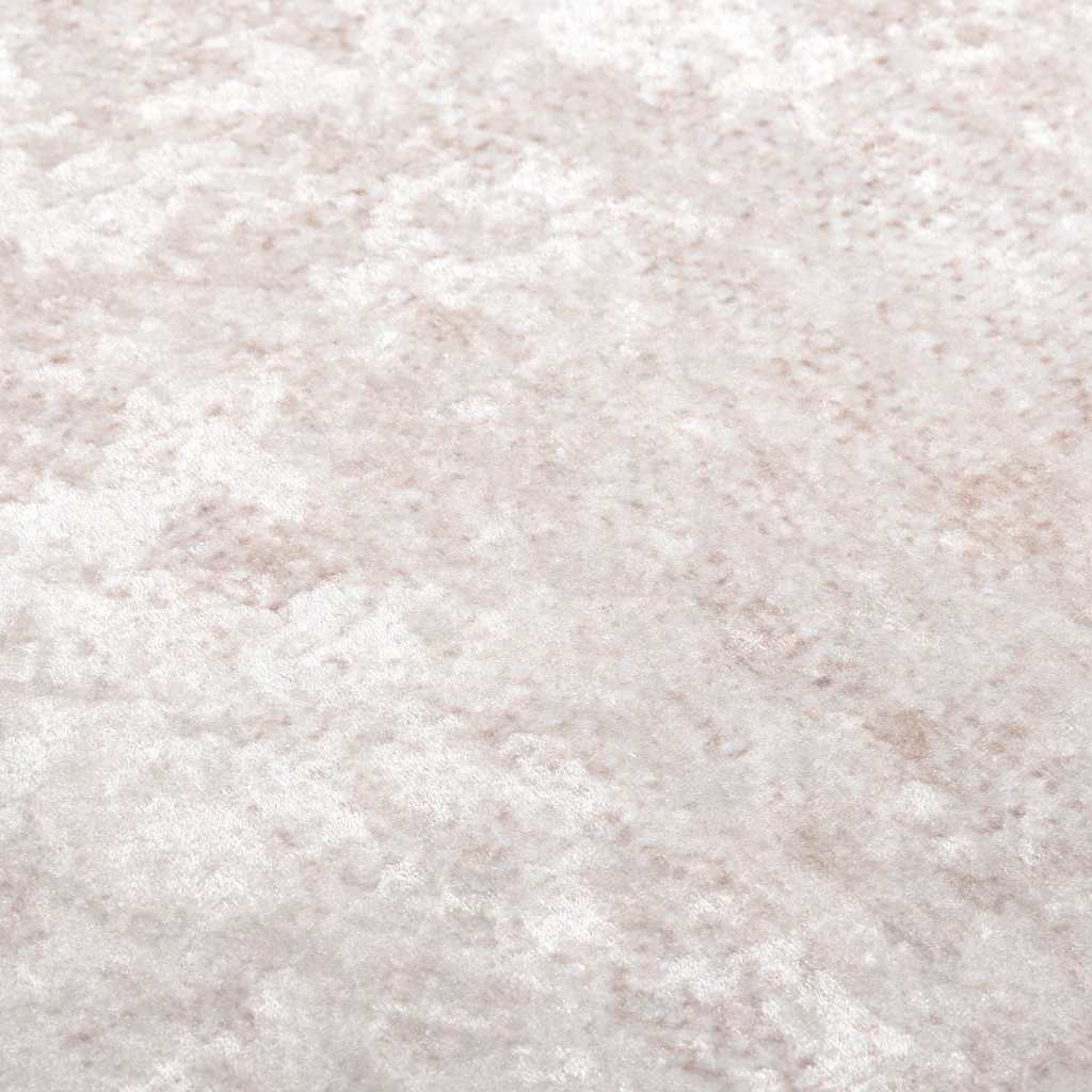 Teppich Waschbar 80x300 cm Hellbeige