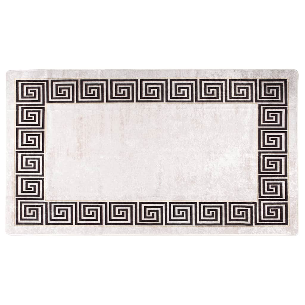 Teppich Waschbar 190x300 cm Hellbeige