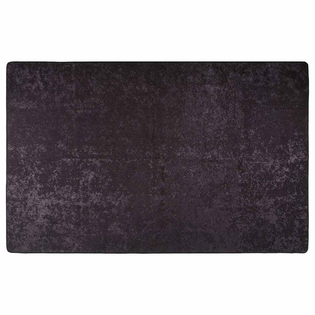 Teppich Waschbar 160x230 cm Anthrazit