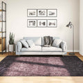 Teppich Waschbar 160x230 cm Anthrazit