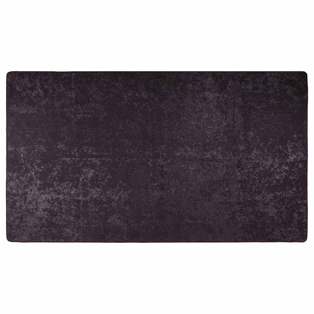 Teppich Waschbar 190x300 cm Anthrazit