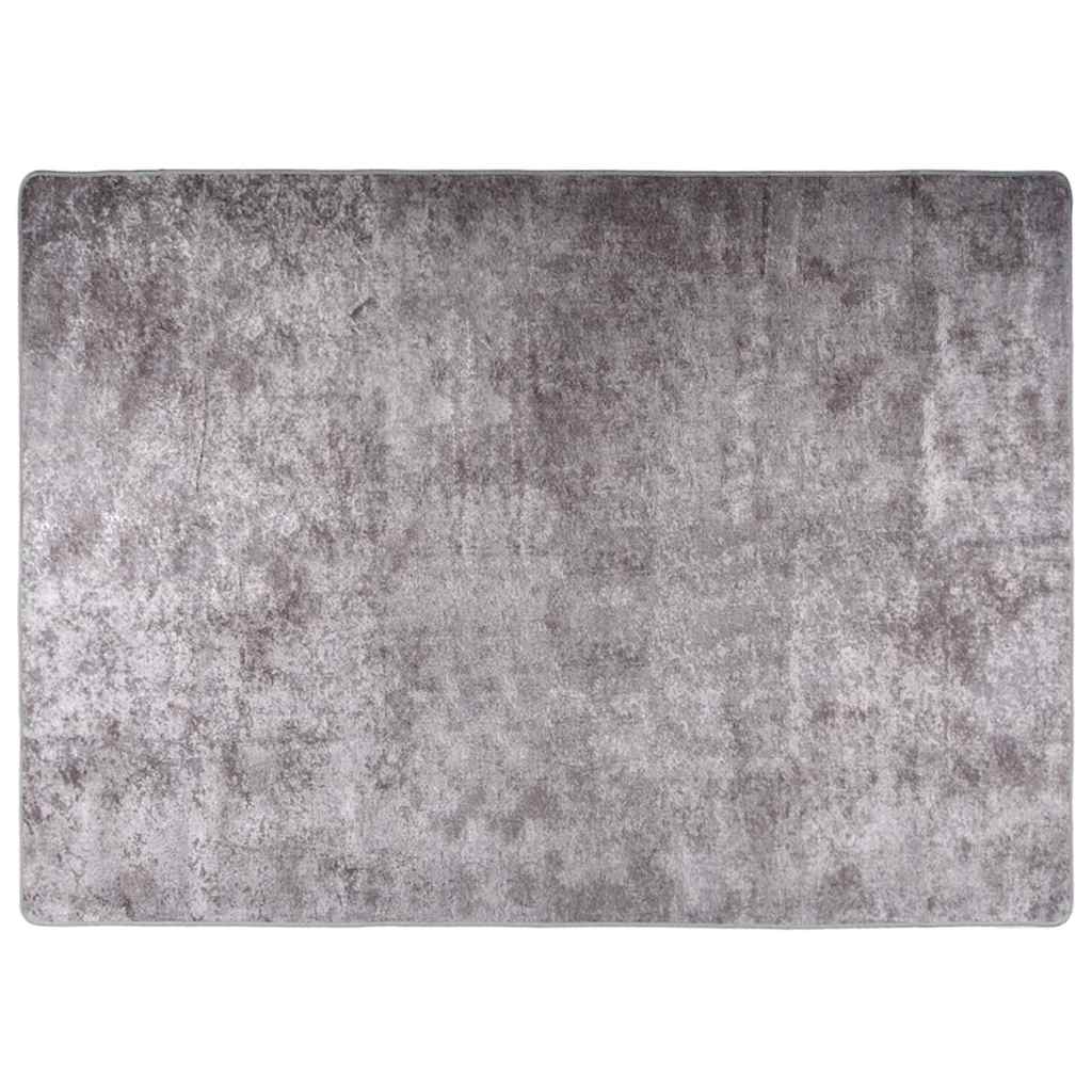 Teppich Waschbar Grau 120x180 cm