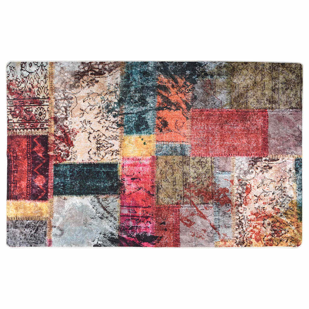 Teppich Waschbar Patchwork Mehrfarbig 160x230 cm