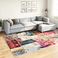 Teppich Waschbar Patchwork Mehrfarbig 190x300 cm