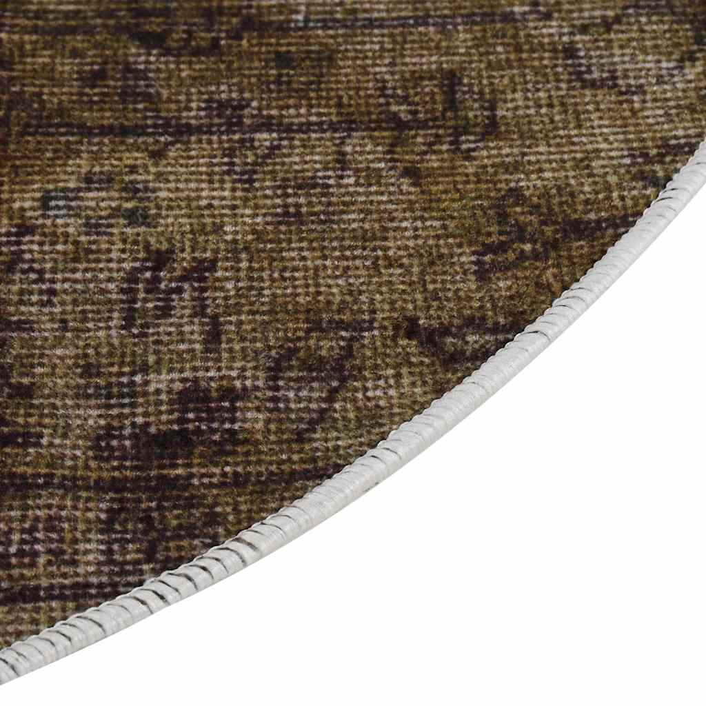 Teppich Waschbar Patchwork Mehrfarbig φ120 cm