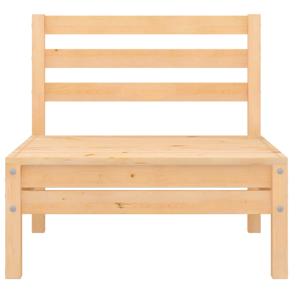 3-tlg. Garten-Lounge-Set Massivholz Kiefer