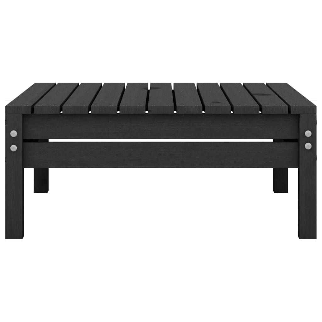 4-tlg. Garten-Lounge-Set Massivholz Kiefer Schwarz