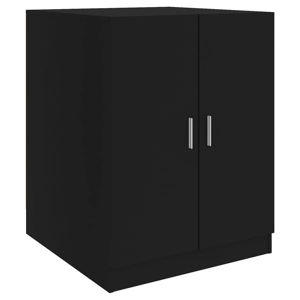 Waschmaschinenschrank Schwarz