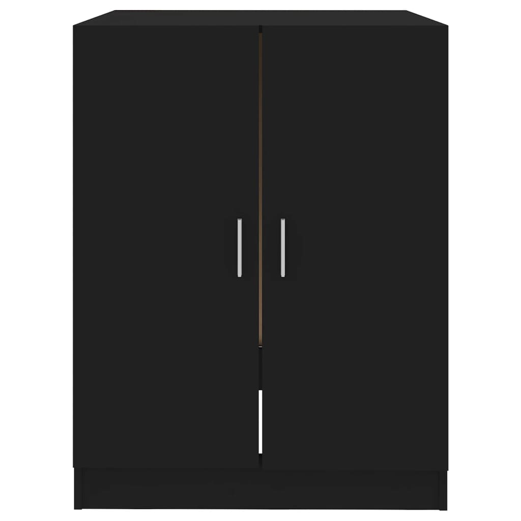 Waschmaschinenschrank Schwarz
