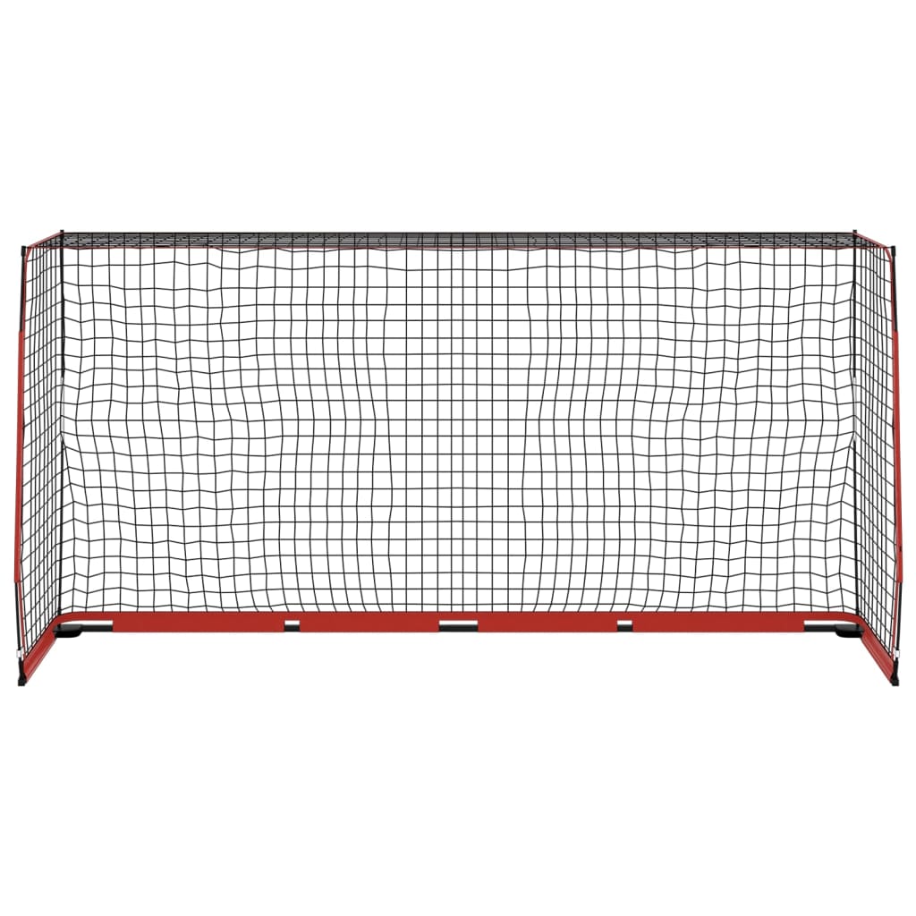 Fußballtor 366,5x91x183 cm Stahl