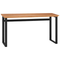 Schreibtisch 120x45x75 cm Massivholz Teak