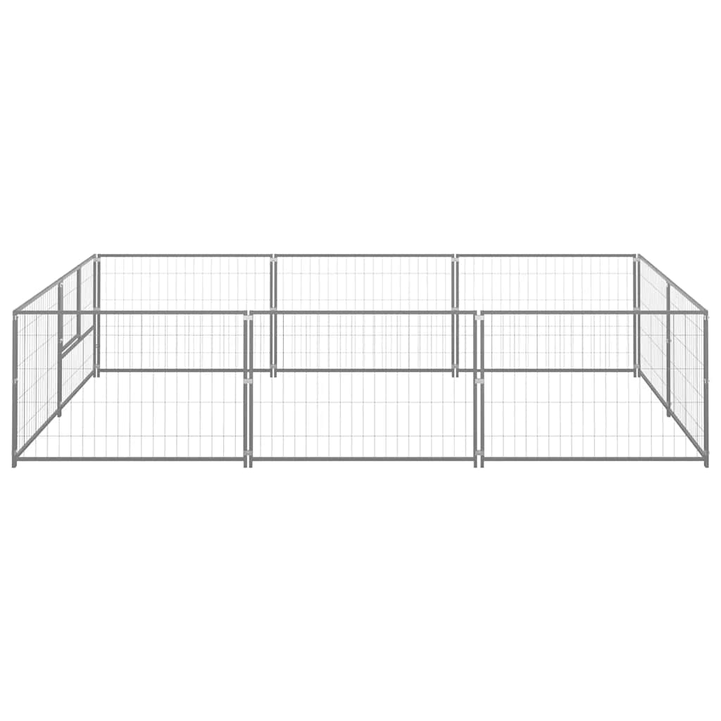 Hundezwinger Silbern 6 m² Stahl