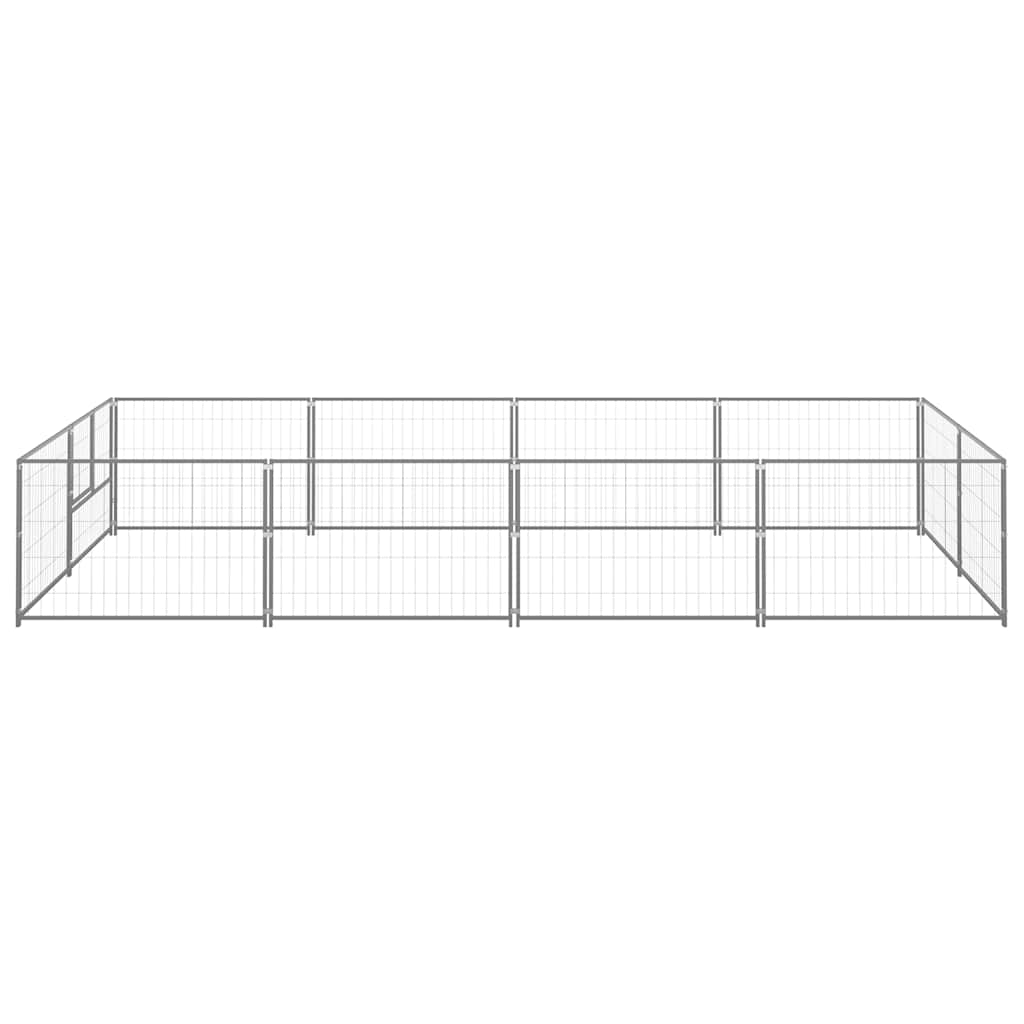 Hundezwinger Silbern 8 m² Stahl