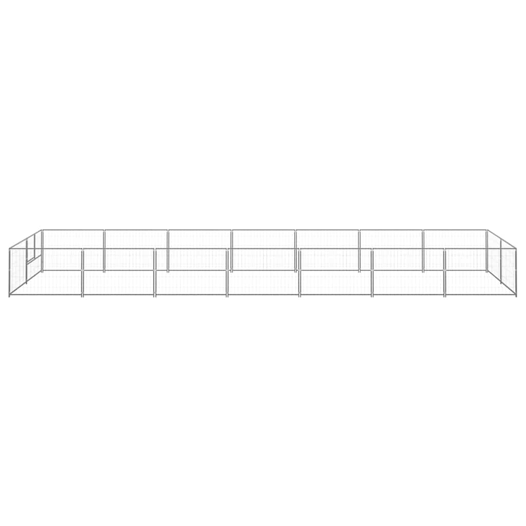Hundezwinger Silbern 14 m² Stahl