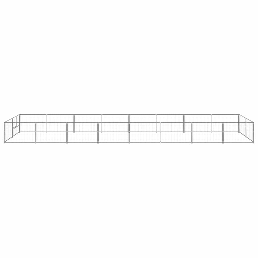 Hundezwinger Silbern 16 m² Stahl