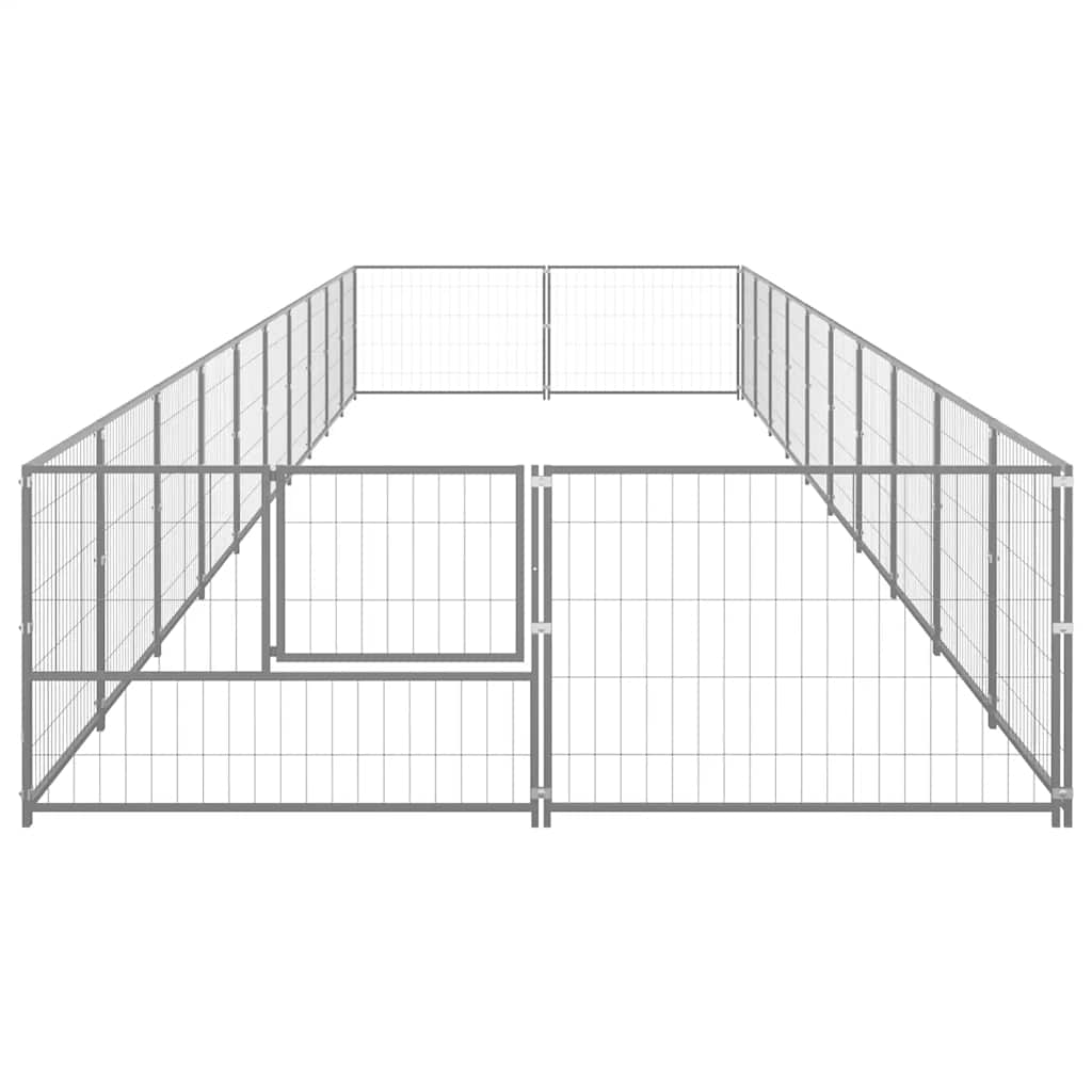 Hundezwinger Silbern 20 m² Stahl