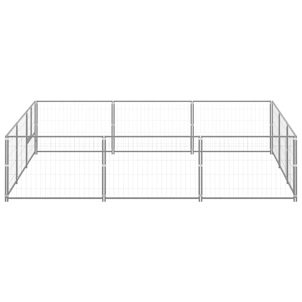 Hundezwinger Silbern 9 m² Stahl