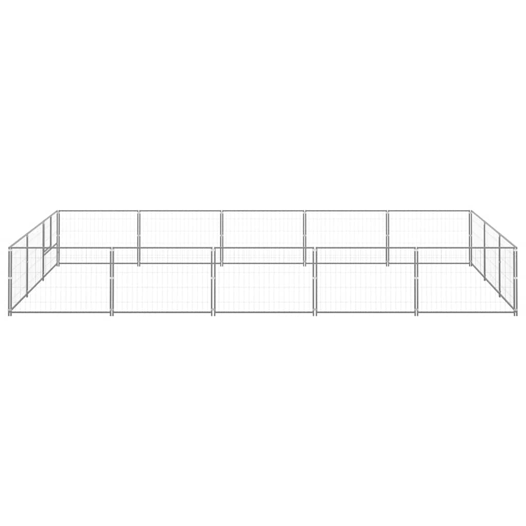 Hundezwinger Silbern 15 m² Stahl