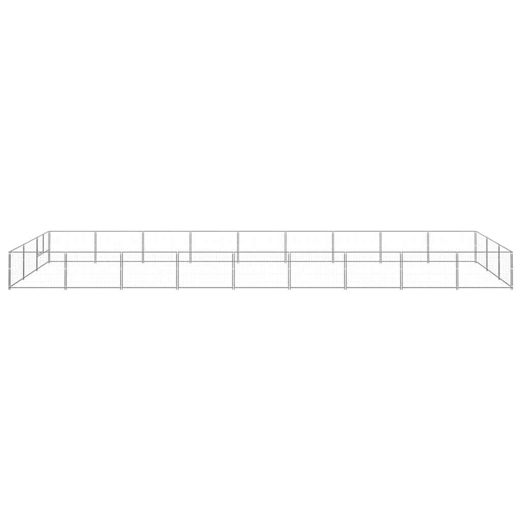 Hundezwinger Silbern 27 m² Stahl