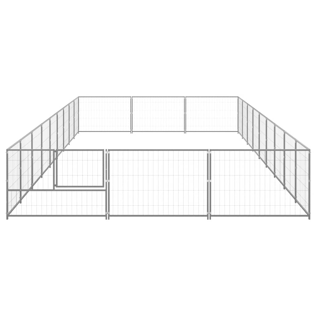 Hundezwinger Silbern 27 m² Stahl