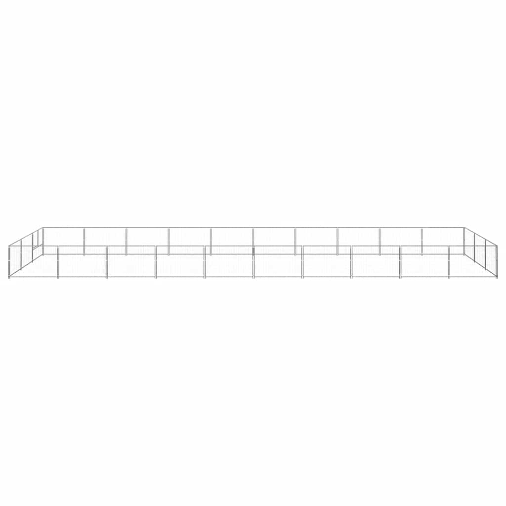 Hundezwinger Silbern 30 m² Stahl