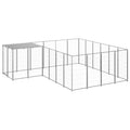 Hundezwinger Silbern 8,47 m² Stahl