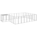 Hundezwinger Silbern 15,73 m² Stahl