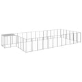 Hundezwinger Silbern 22,99 m² Stahl