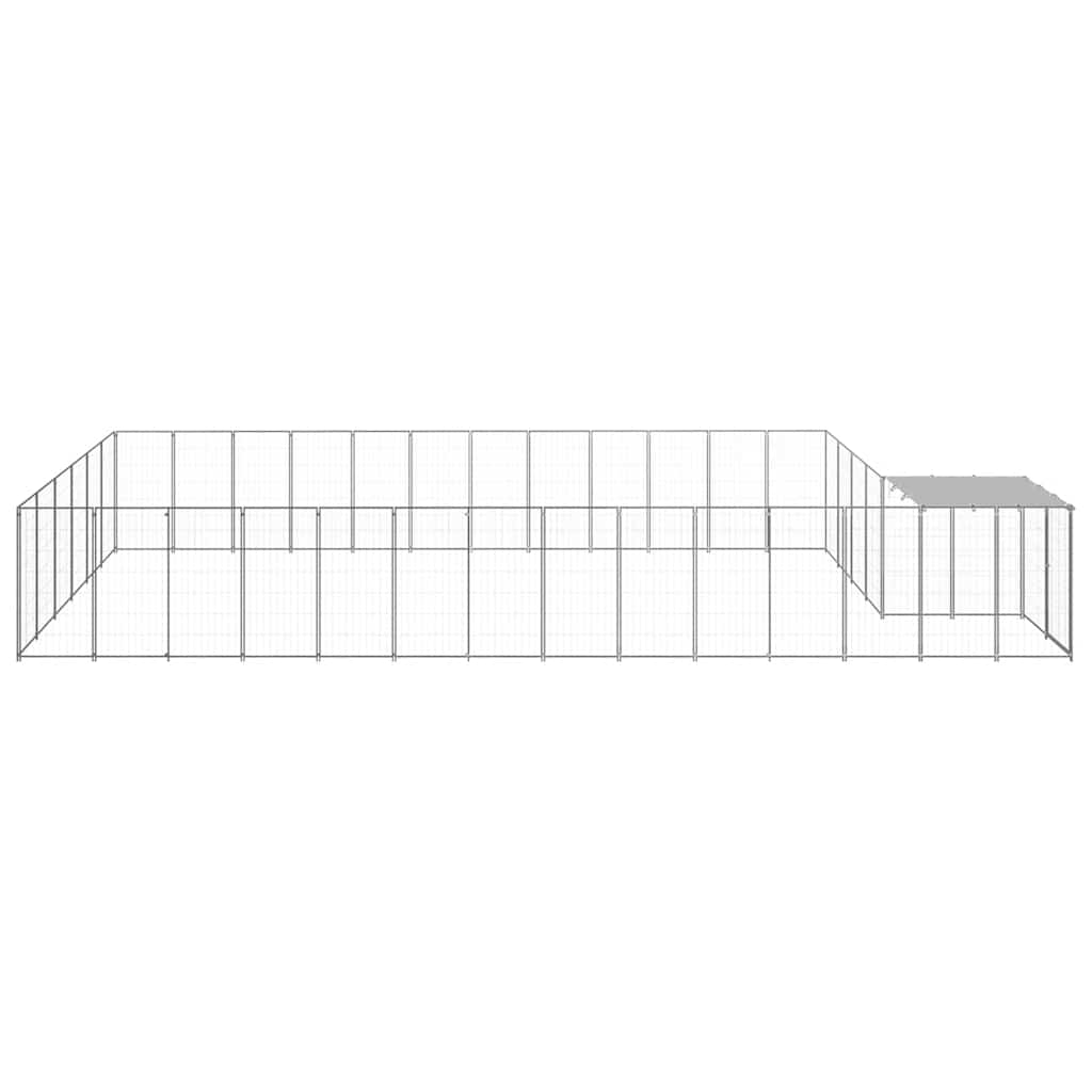 Hundezwinger Silbern 22,99 m² Stahl