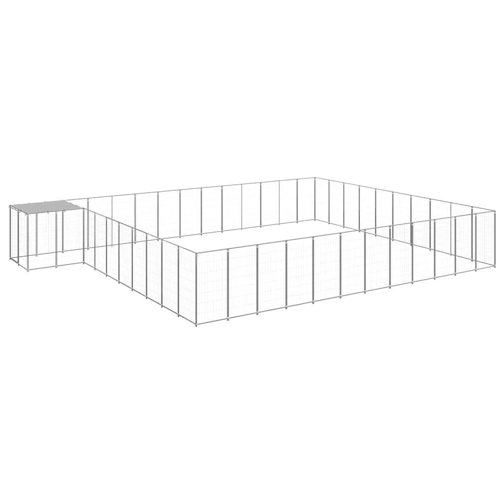 Hundezwinger Silbern 37,51 m² Stahl