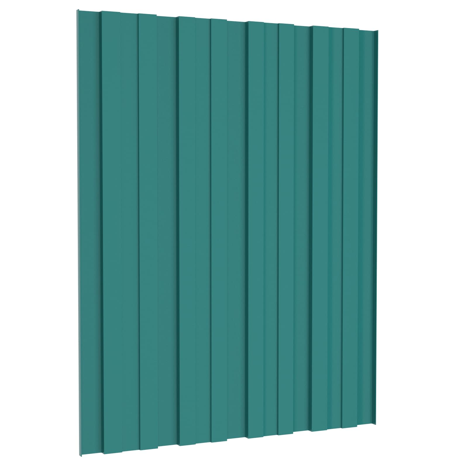 Dachpaneel 12 pcs Grün 60 x 45 cm Verzinkter Stahl