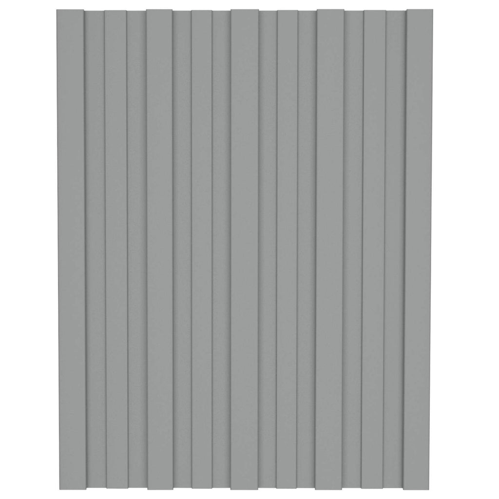 Dachpaneel 36 pcs Grau 60 x 45 cm Verzinkter Stahl