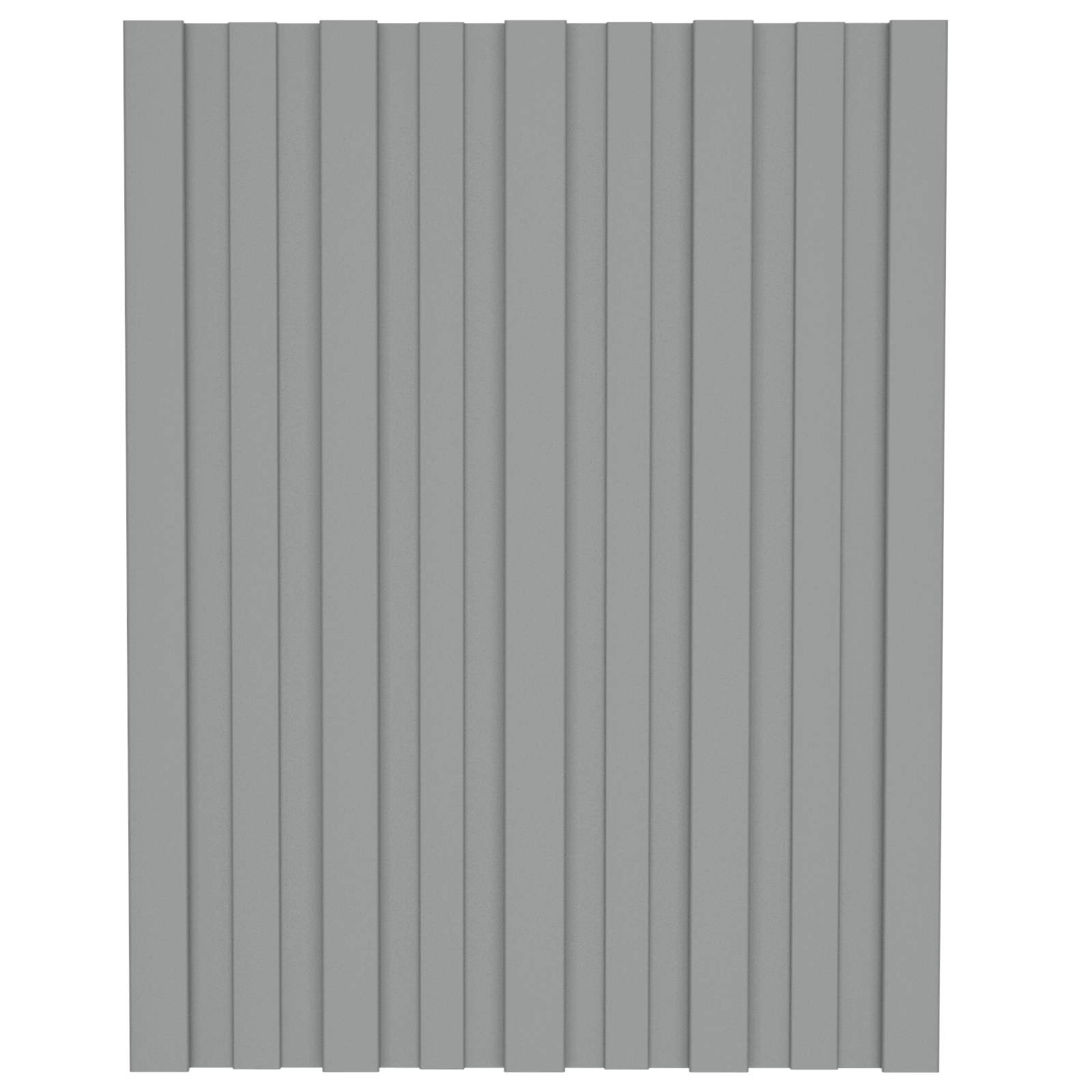 Dachpaneel 36 pcs Grau 60 x 45 cm Verzinkter Stahl