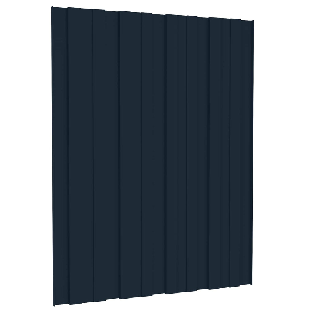 Dachpaneel 12 pcs Anthrazit 60 x 45 cm Verzinkter Stahl