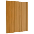 Dachpaneel 12 pcs Natur 60 x 45 cm Verzinkter Stahl