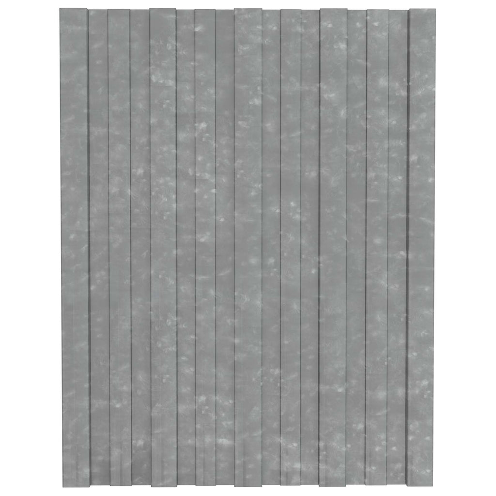 Dachpaneel 36 pcs Silber 60 x 45 cm Verzinkter Stahl
