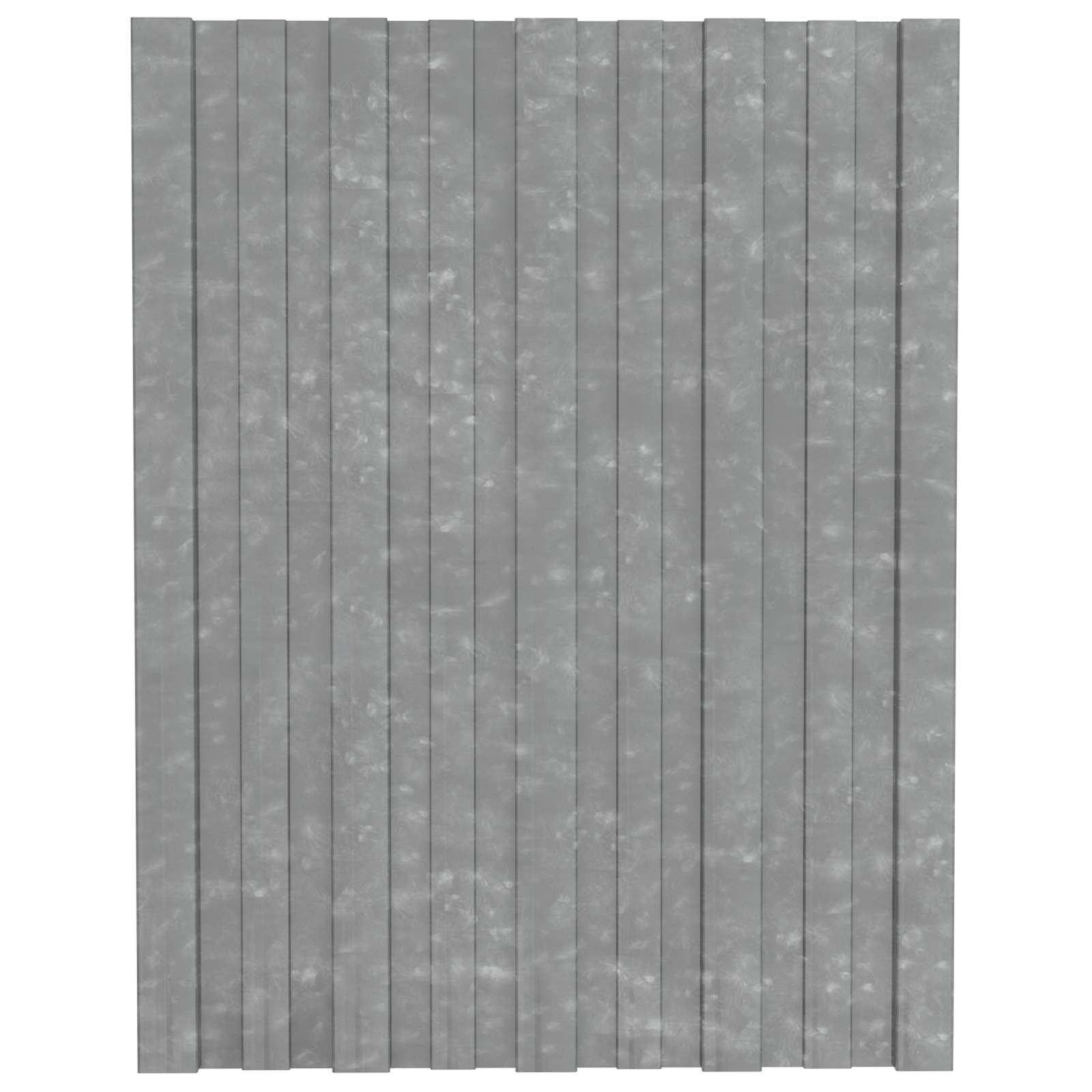 Dachpaneel 36 pcs Silber 60 x 45 cm Verzinkter Stahl