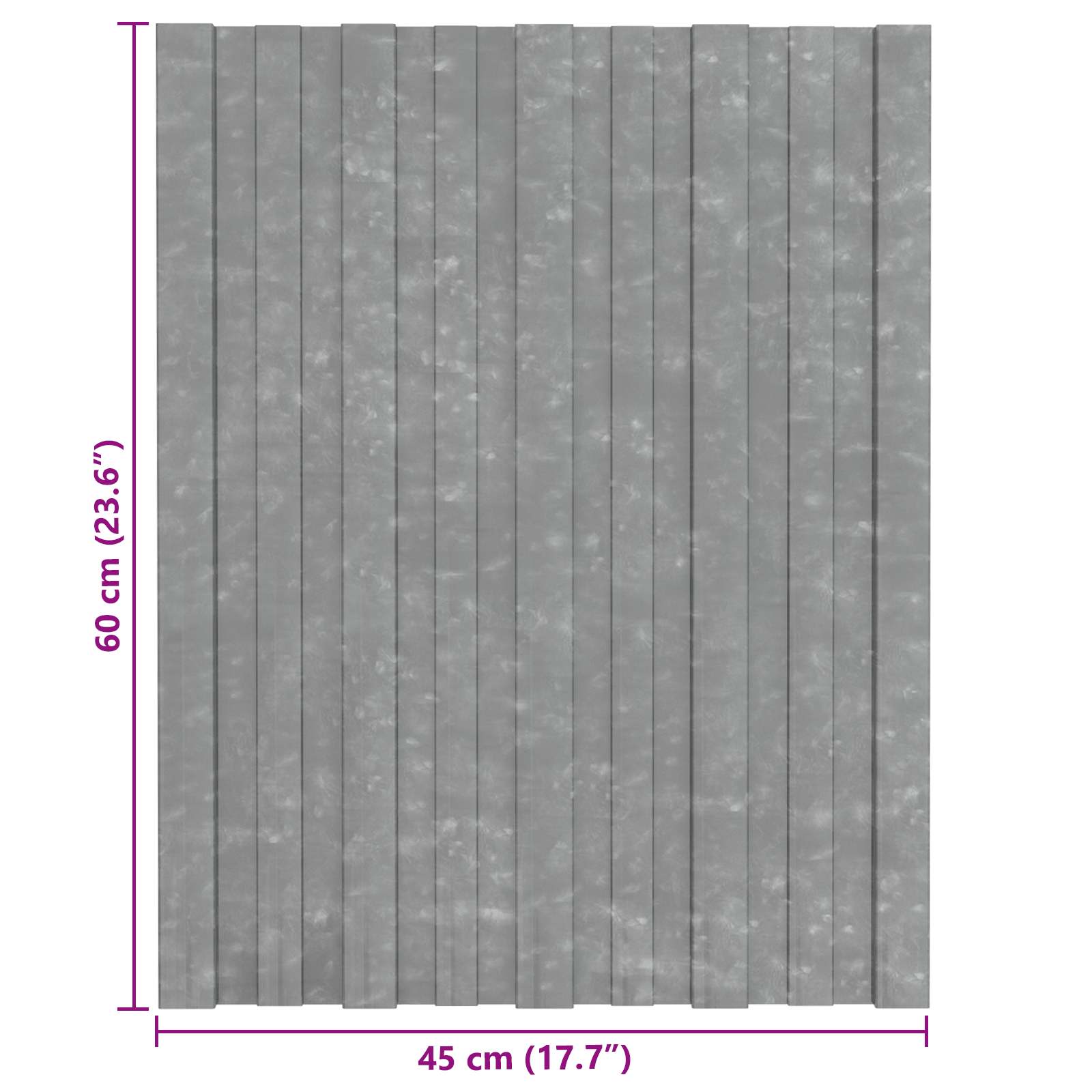 Dachpaneel 36 pcs Silber 60 x 45 cm Verzinkter Stahl