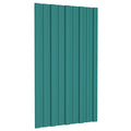 Dachpaneel 36 pcs Grün 80 x 45 cm Verzinkter Stahl