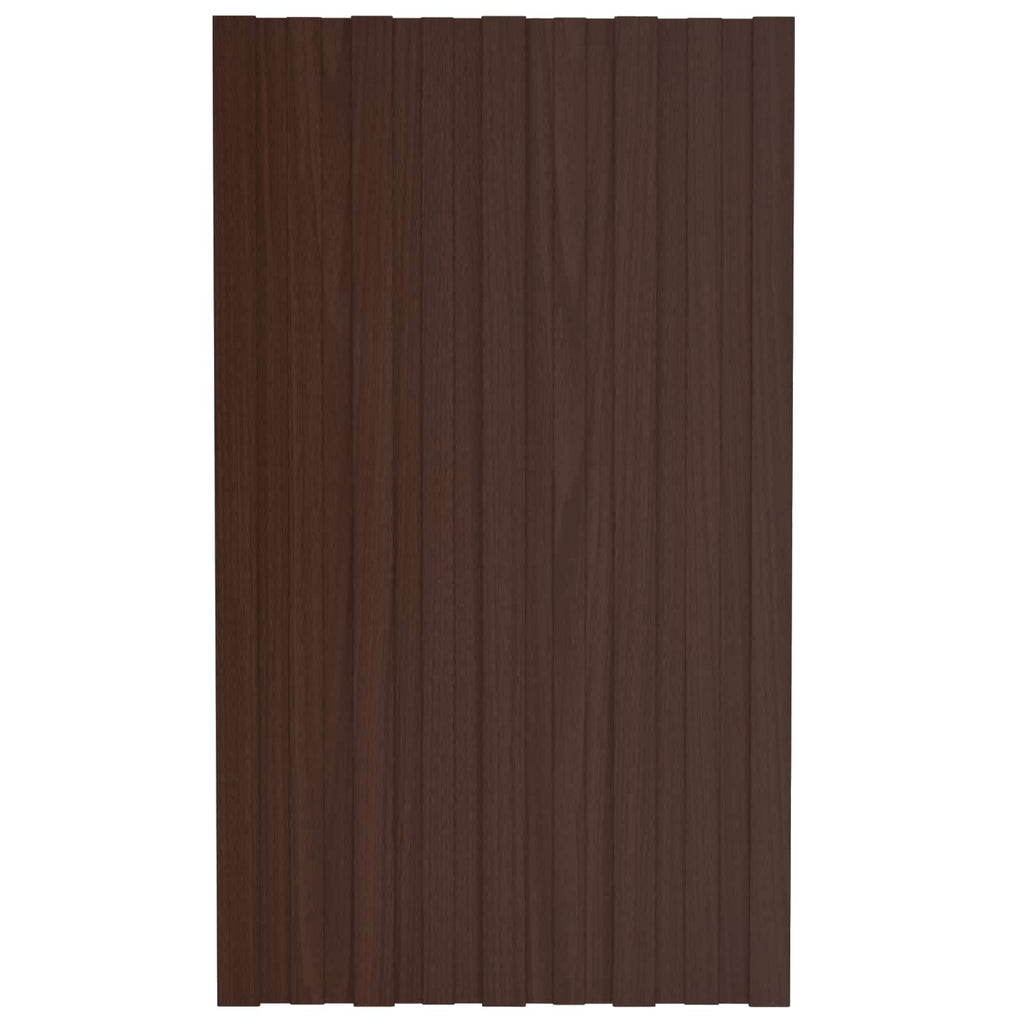 Dachpaneel 36 pcs Braun 80 x 45 cm Verzinkter Stahl