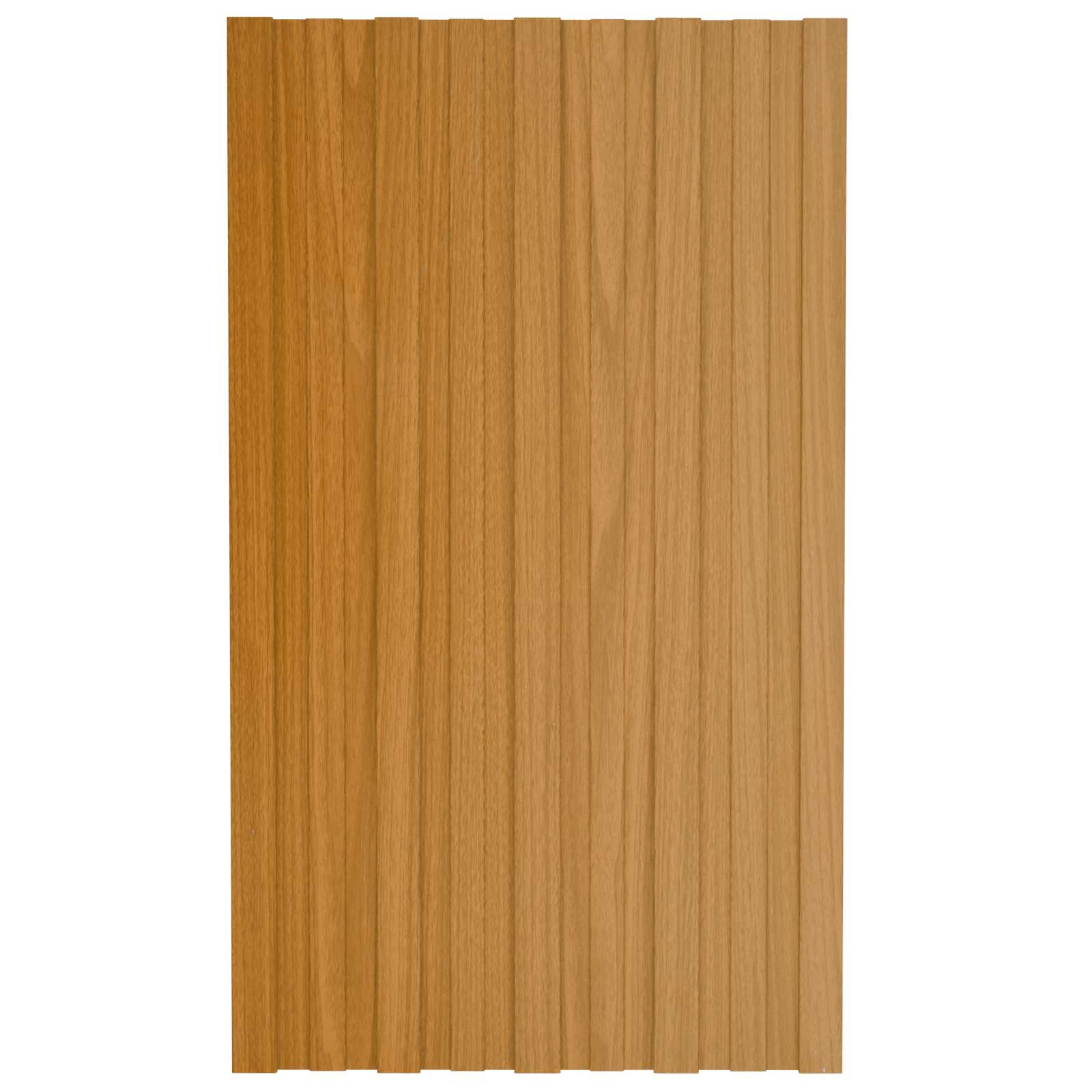 Dachpaneel 12 pcs Natur 80 x 45 cm Verzinkter Stahl